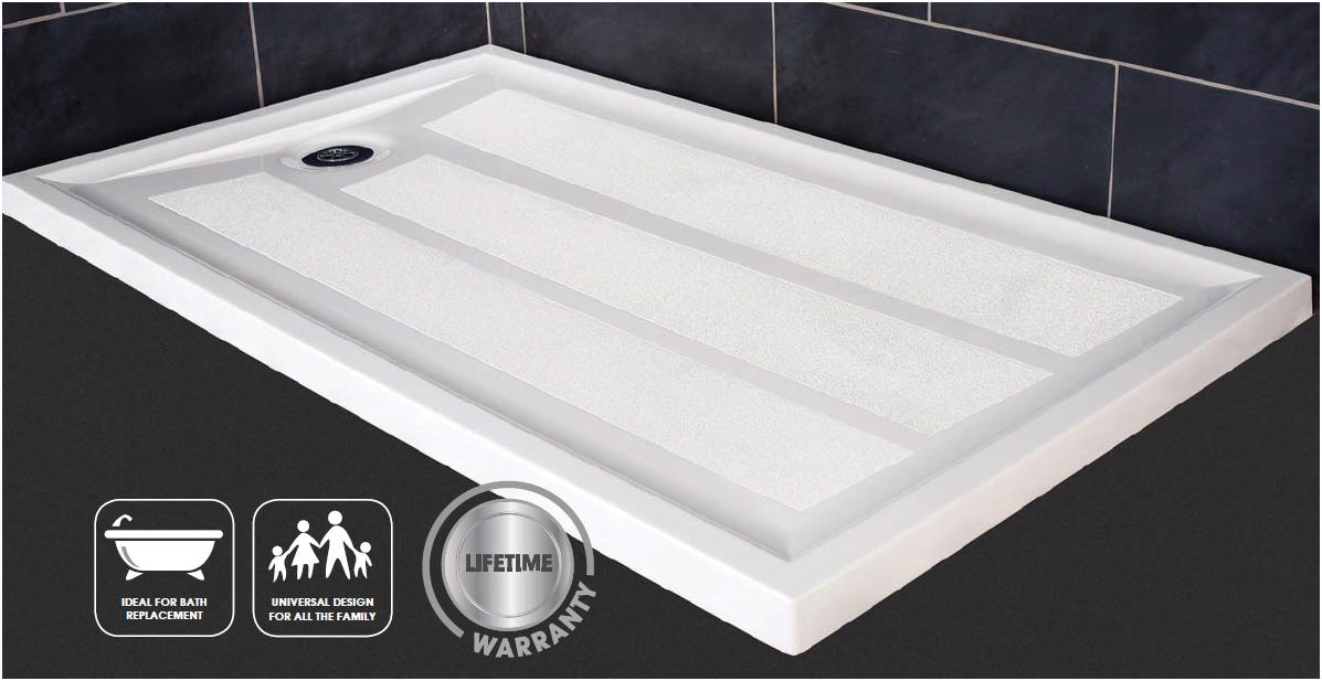 EASA ACCESS low profile shower tray The ACCESS shower tray can be installed on surface or